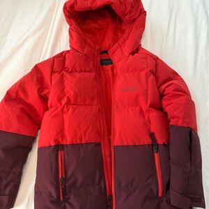 Marmot Kids Jacket in Red and Burgundy